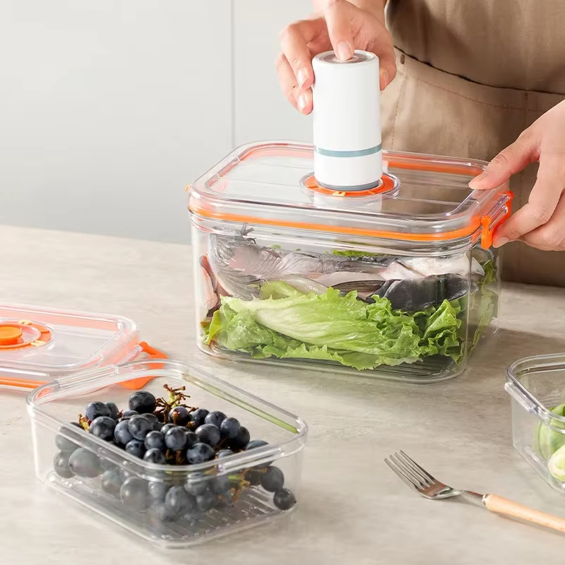 Vacuum Fresh-keeping Box Refri - đánh giá và giá Food Storage With Dividers