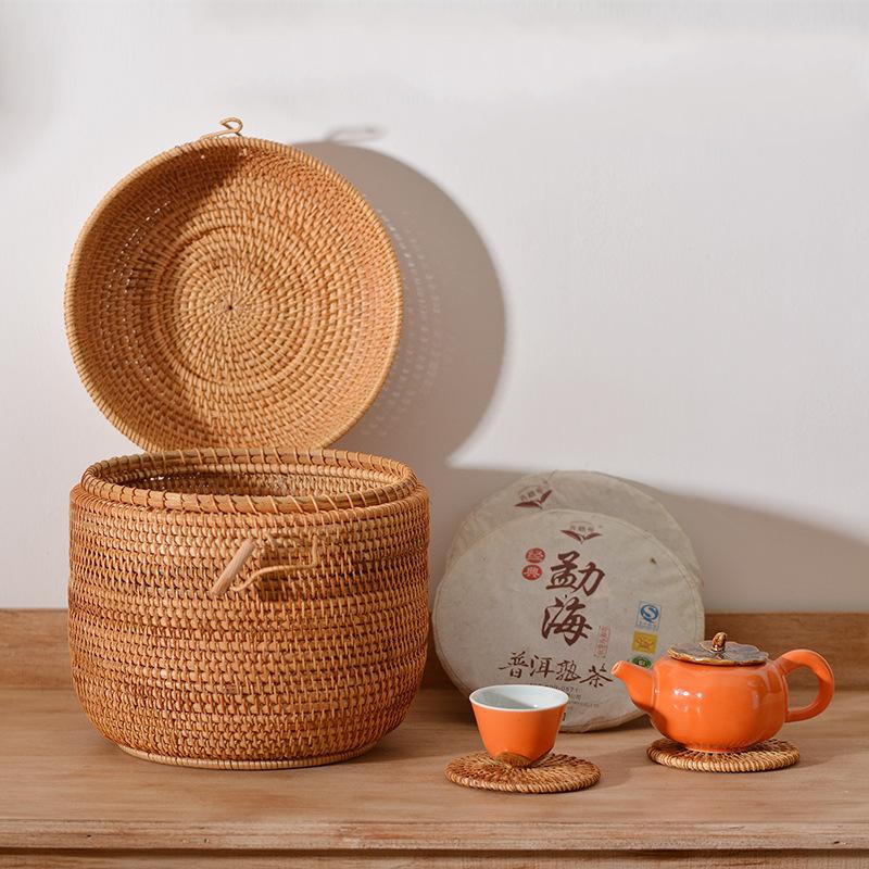 Handwoven Rattan Tea Storage B - đánh giá và giá Food Storage Oven Safe