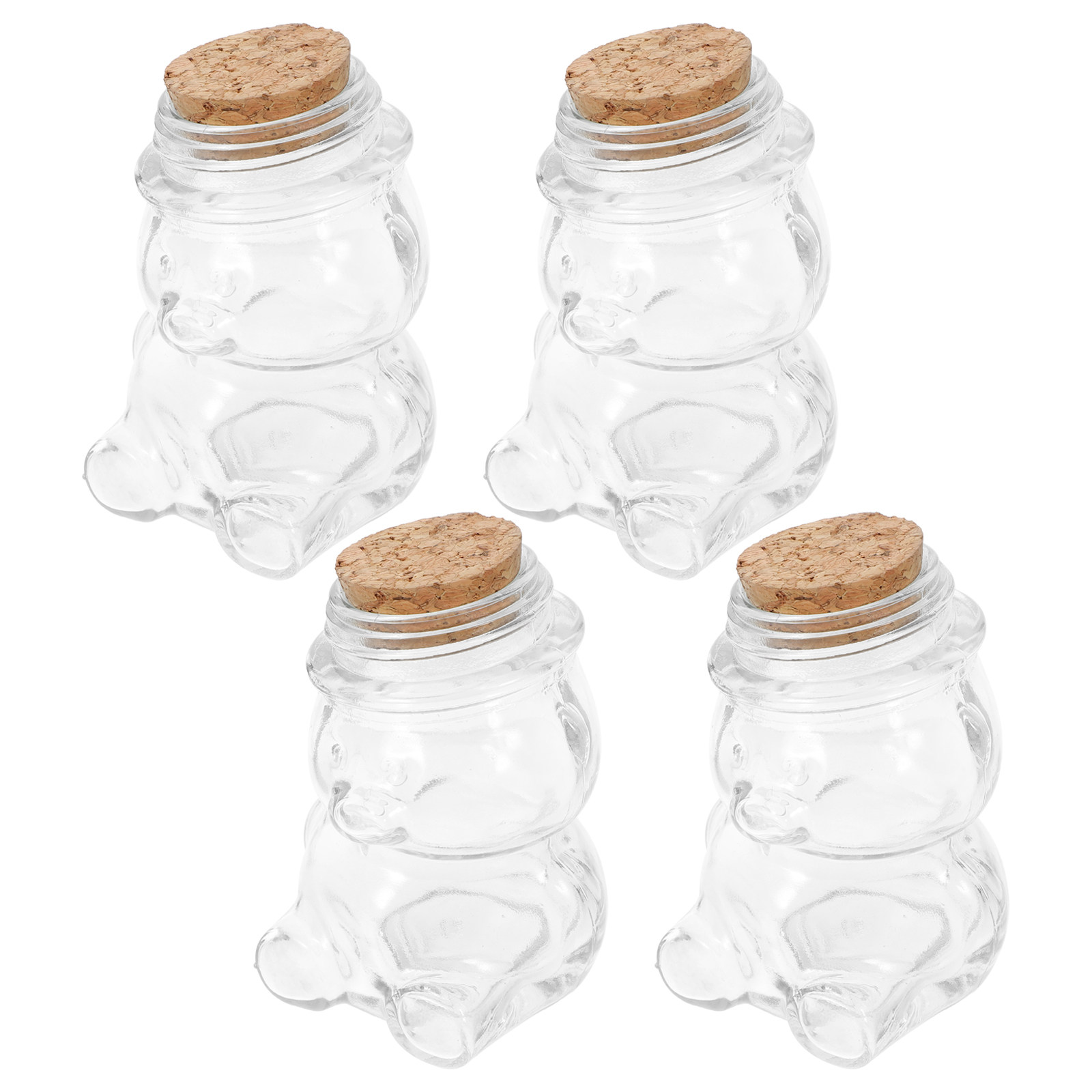 4Pcs Transparent Glass Candy J - đánh giá và giá Food Storage Containers
